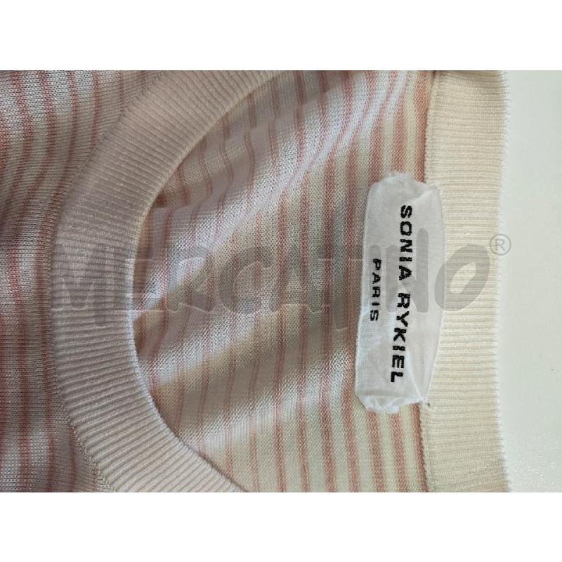 VESTITO DONNA SONIA RYKIEL SETA RIGHE ARANCIO GIALLO | Mercatino dell'Usato Verona fiera 5