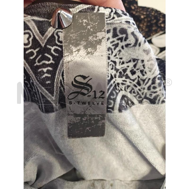 VESTITO DONNA S TWELVE NERO GRIGIO STRASS | Mercatino dell'Usato Verona fiera 5