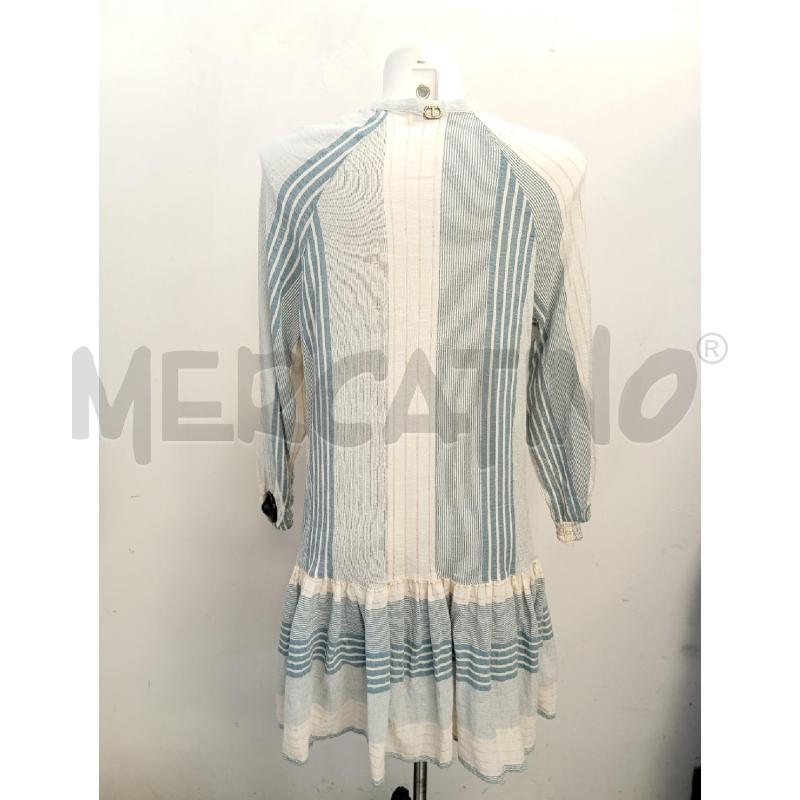 VESTITO DONNA TWIN SET AZZURRO BEIGE LUREX | Mercatino dell'Usato Verona fiera 4