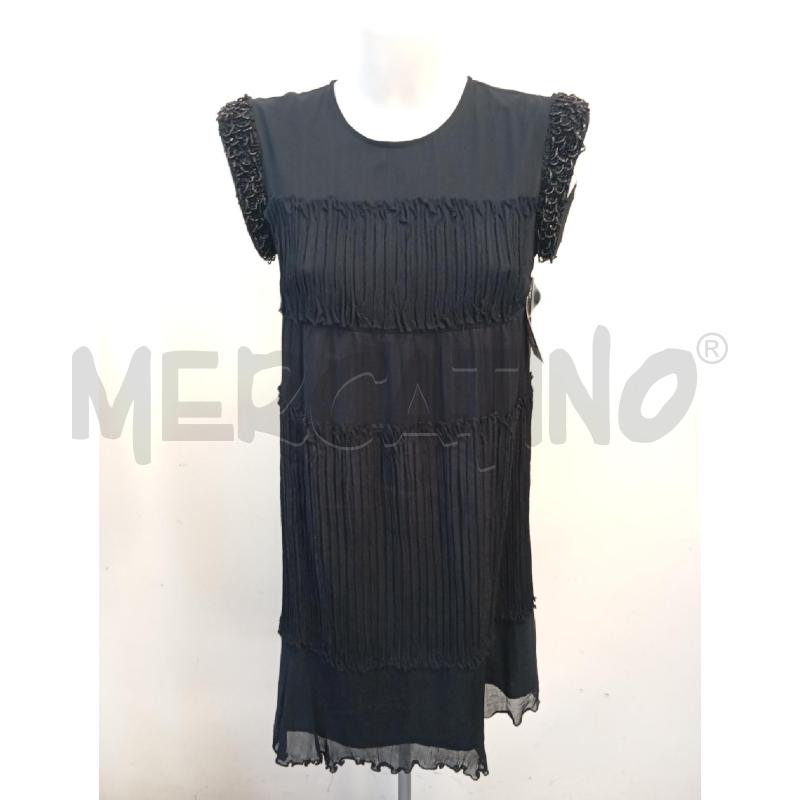 VESTITO DONNA TWIN SET NERO MANICHE PERLINE | Mercatino dell'Usato Verona fiera 1