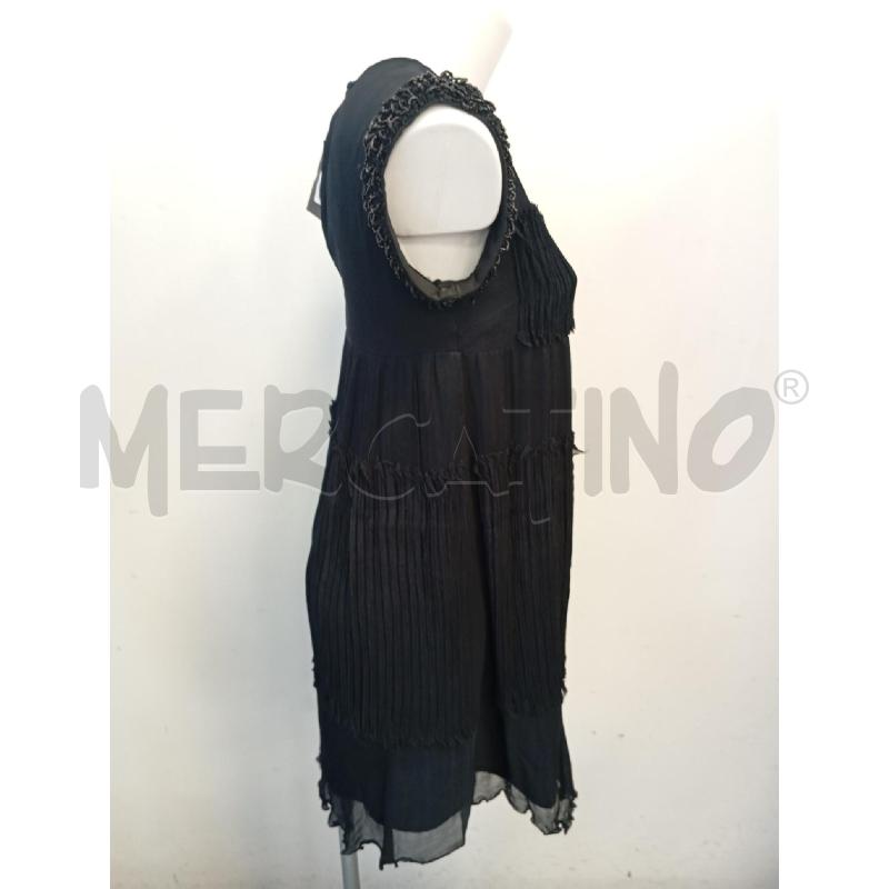 VESTITO DONNA TWIN SET NERO MANICHE PERLINE | Mercatino dell'Usato Verona fiera 3
