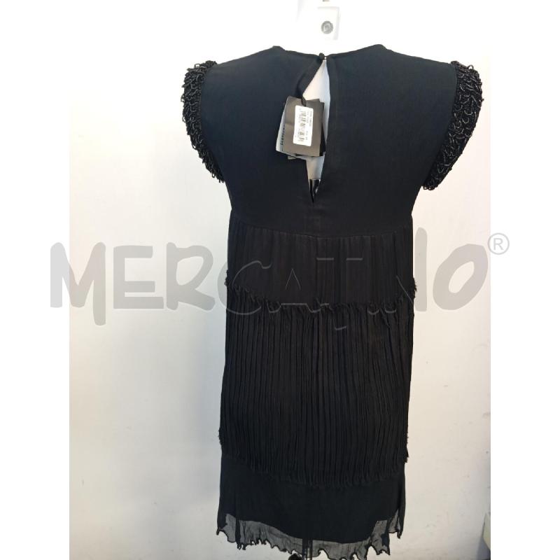VESTITO DONNA TWIN SET NERO MANICHE PERLINE | Mercatino dell'Usato Verona fiera 4