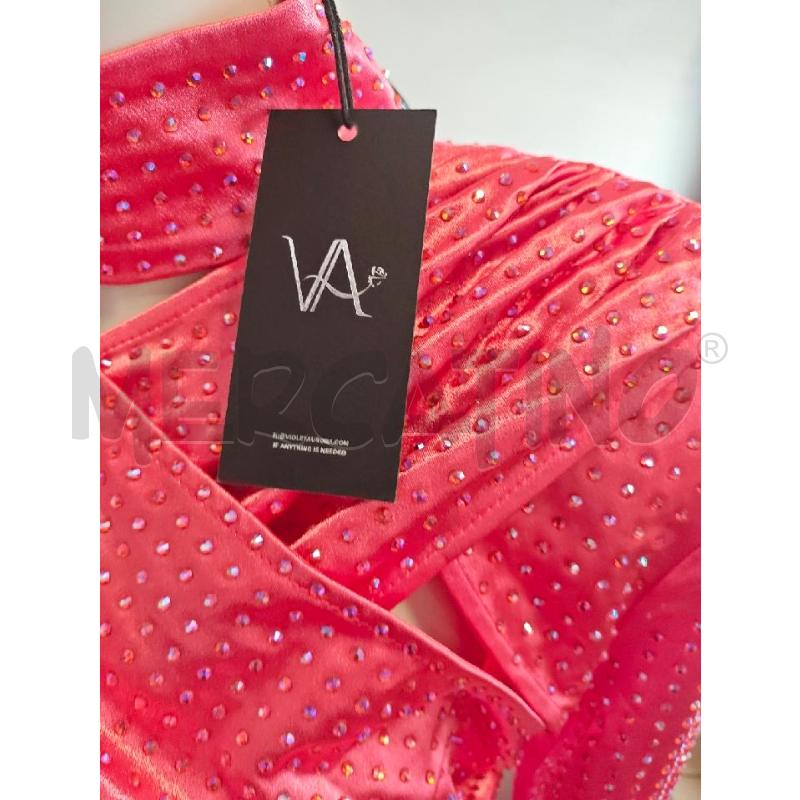 VESTITO DONNA VIOLET AURORA ARANCIO STRASS | Mercatino dell'Usato Verona fiera 5