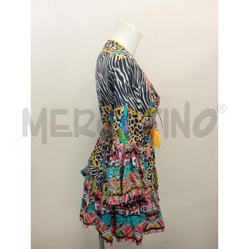 VESTITO D ANTICA SARTORIA COLORATO MACULATO  PAILLETTES | Mercatino dell'Usato Verona fiera 3