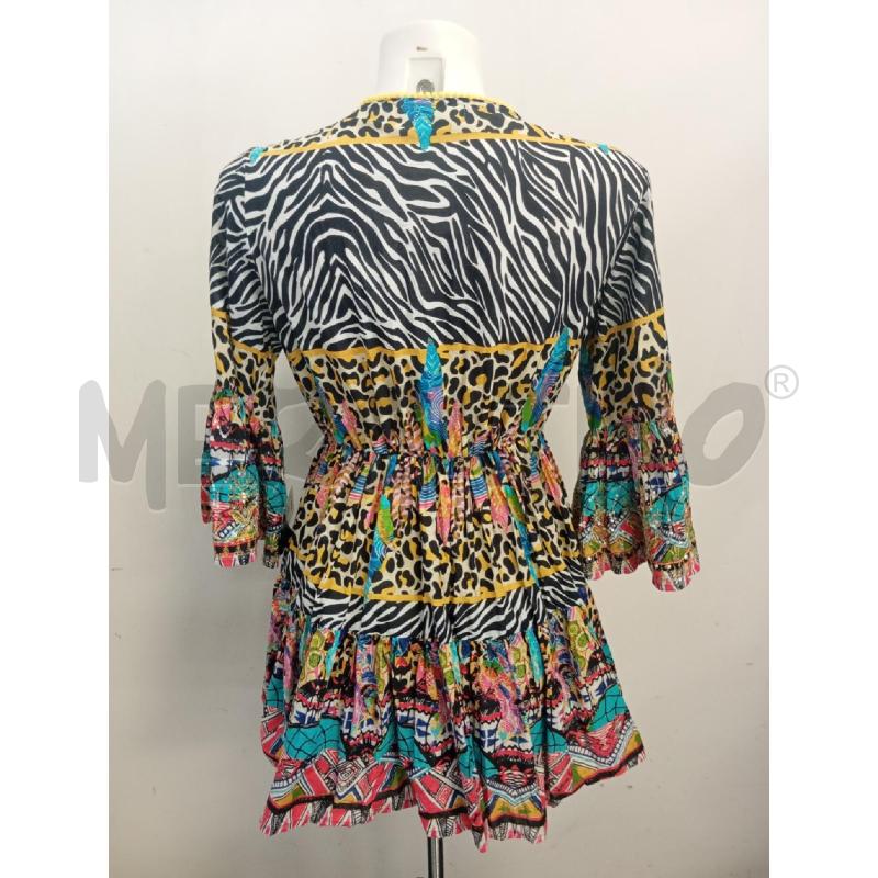 VESTITO D ANTICA SARTORIA COLORATO MACULATO  PAILLETTES | Mercatino dell'Usato Verona fiera 4