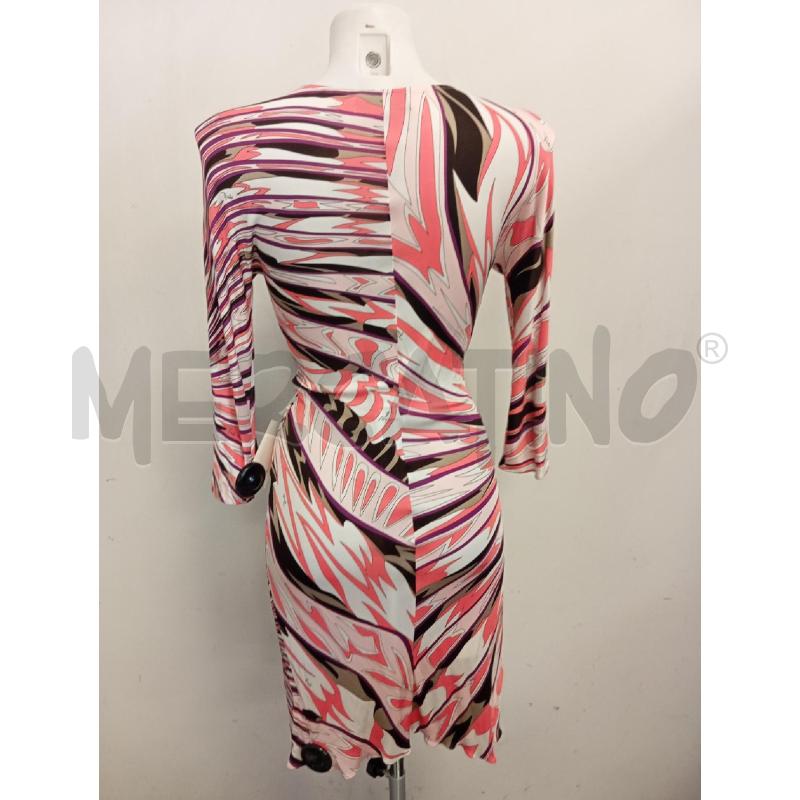 VESTITO D EMILIO PUCCI STAMPA ROSA NERA  | Mercatino dell'Usato Verona fiera 4