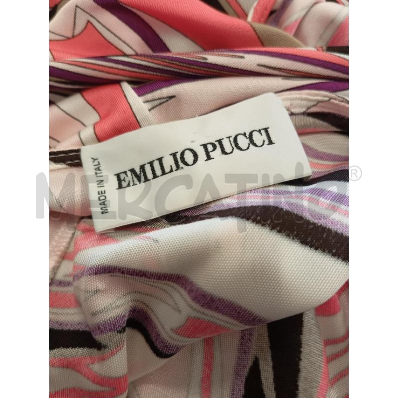 VESTITO D EMILIO PUCCI STAMPA ROSA NERA  | Mercatino dell'Usato Verona fiera 5