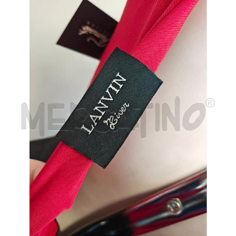 VESTITO D LANVIN NERO ROSSO  | Mercatino dell'Usato Verona fiera 4