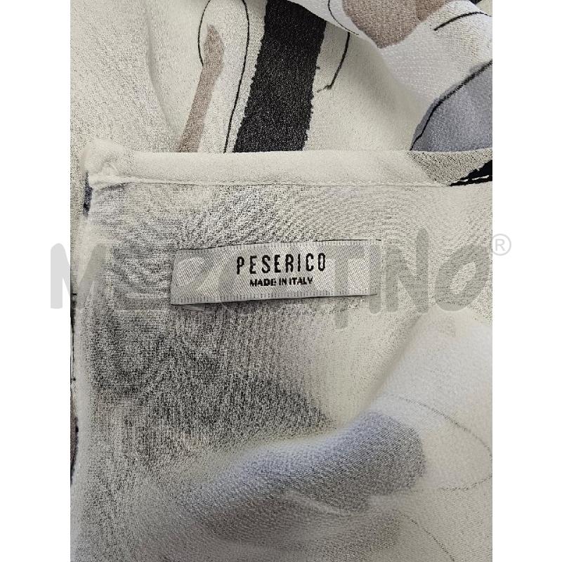 VESTITO D PESERICO BIANCO FANTASIA ASTRATTA GRIGIA BEIGE  | Mercatino dell'Usato Verona fiera 4