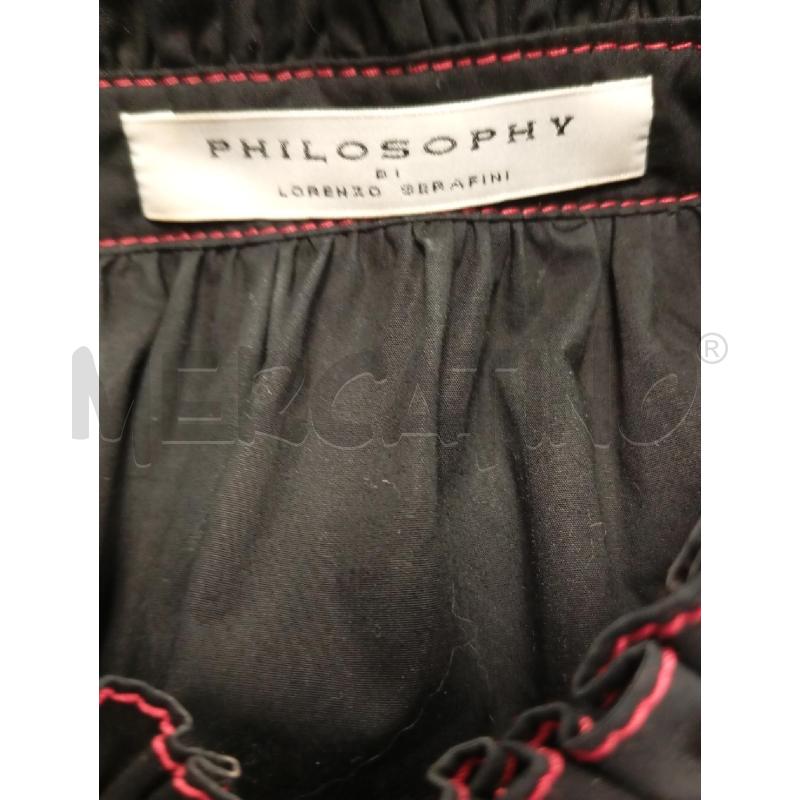 VESTITO D PHILOSOPHY LORENZO SERAFINI NERO ROSSO | Mercatino dell'Usato Verona fiera 5