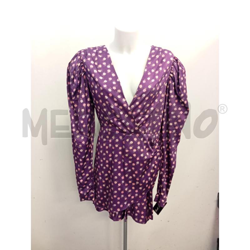 VESTITO D ROTATE VIOLA FIORI ROSA | Mercatino dell'Usato Verona fiera 1