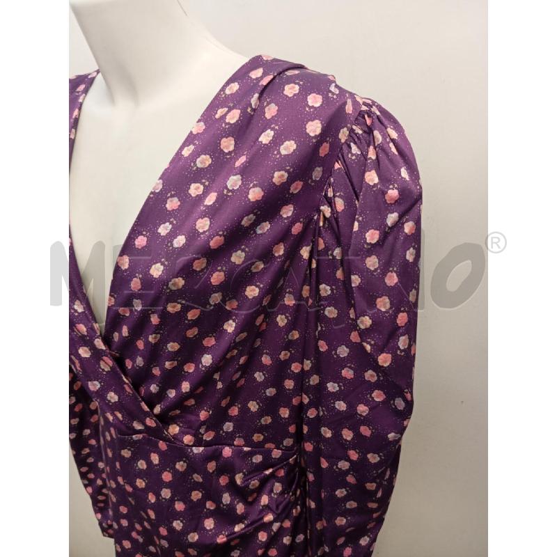 VESTITO D ROTATE VIOLA FIORI ROSA | Mercatino dell'Usato Verona fiera 2