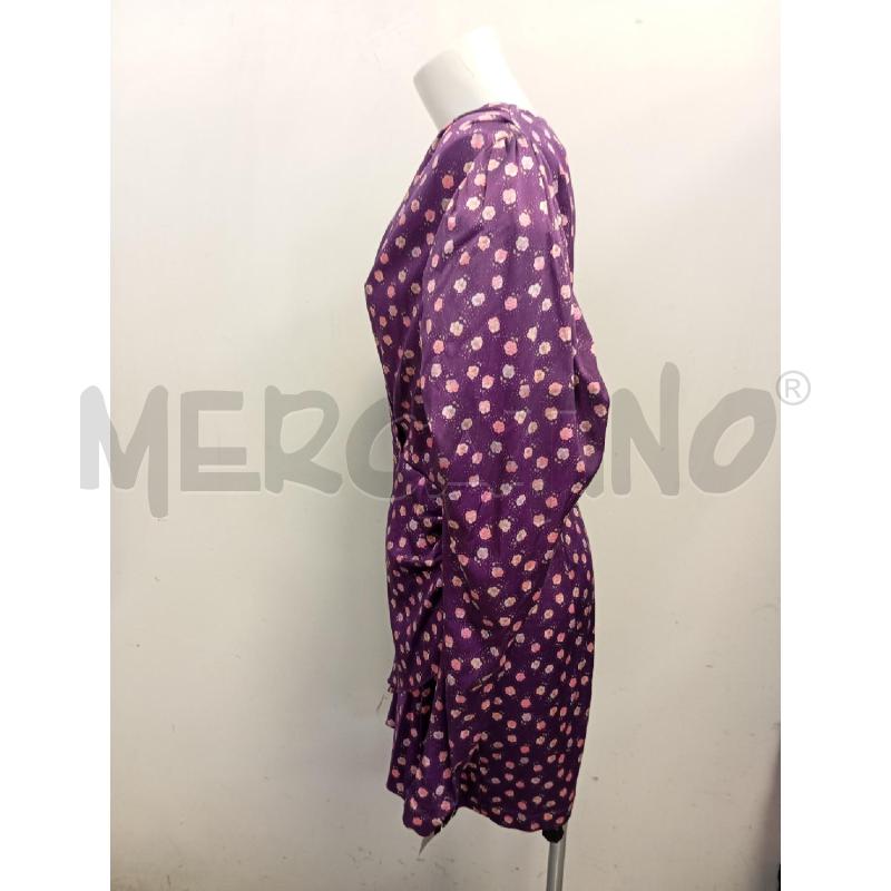 VESTITO D ROTATE VIOLA FIORI ROSA | Mercatino dell'Usato Verona fiera 3