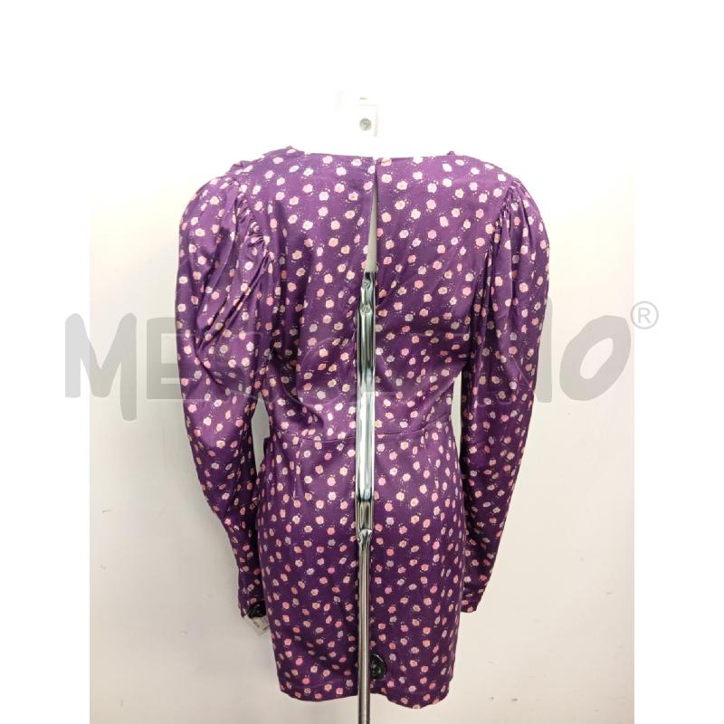 VESTITO D ROTATE VIOLA FIORI ROSA | Mercatino dell'Usato Verona fiera 4