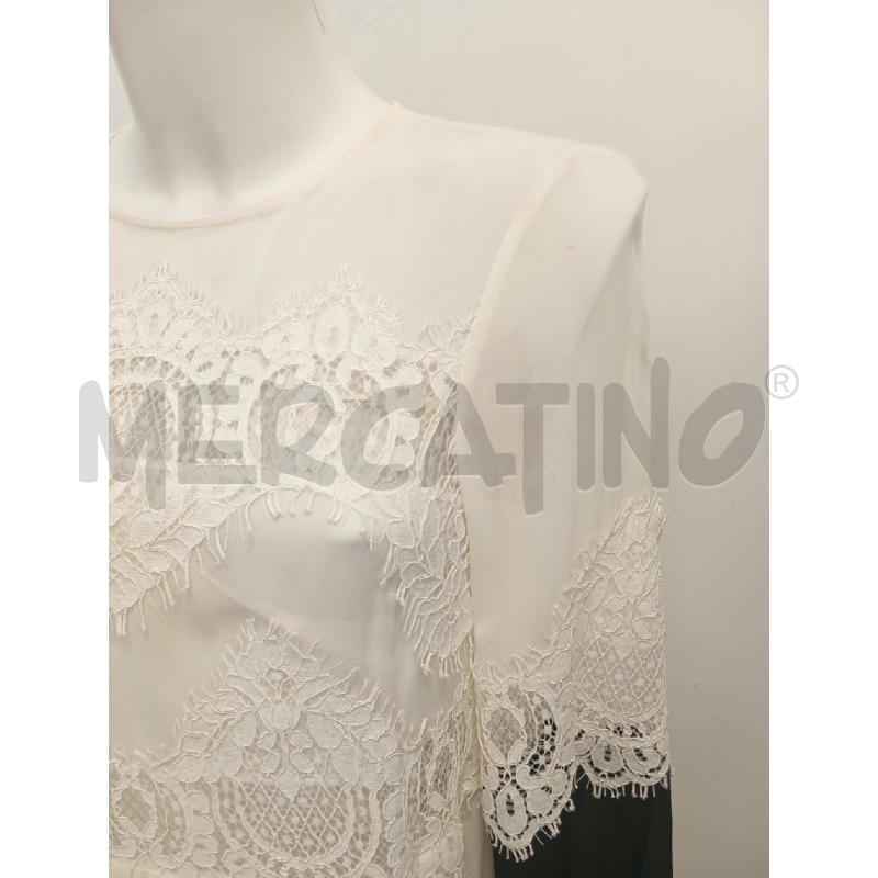 VESTITO D TWIN SET MACRAME PANNA DET NERI  | Mercatino dell'Usato Verona fiera 2