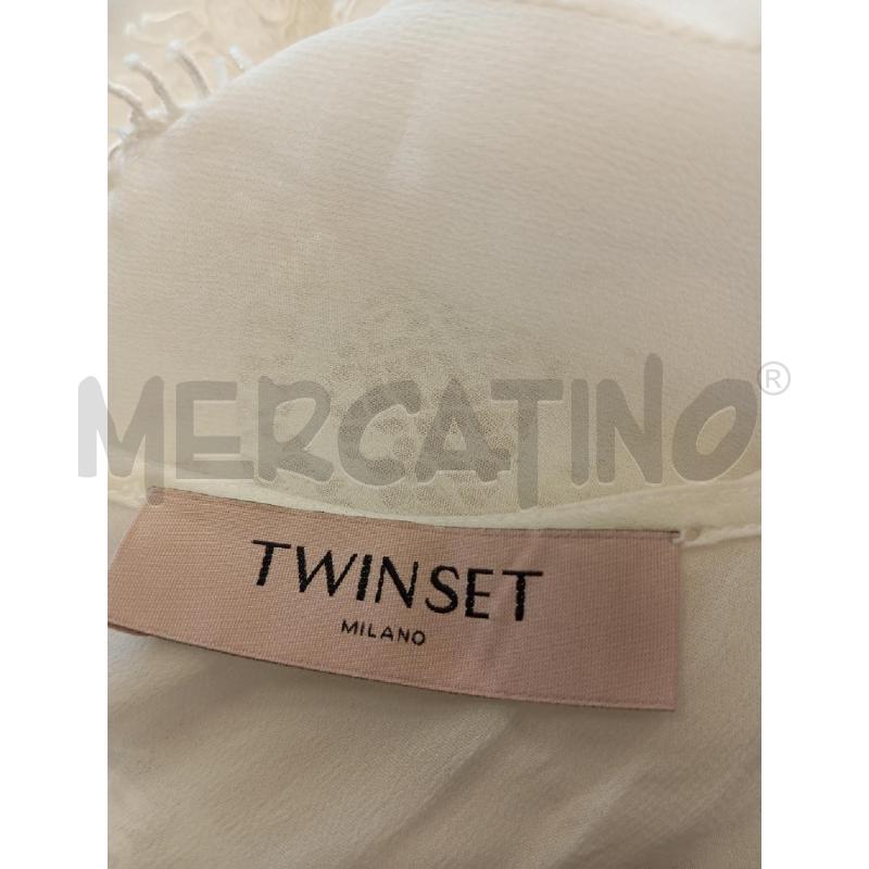 VESTITO D TWIN SET MACRAME PANNA DET NERI  | Mercatino dell'Usato Verona fiera 5