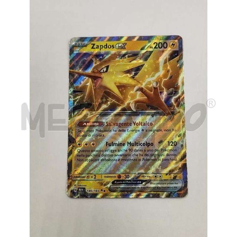 ZAPDOS EX 151 POKEMON | Mercatino dell'Usato Verona fiera 1