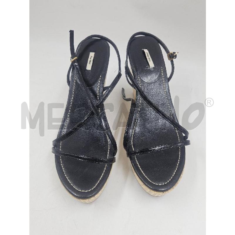 ZEPPA MIU MIU NERE ZEPPA BEIGE  | Mercatino dell'Usato Verona fiera 2