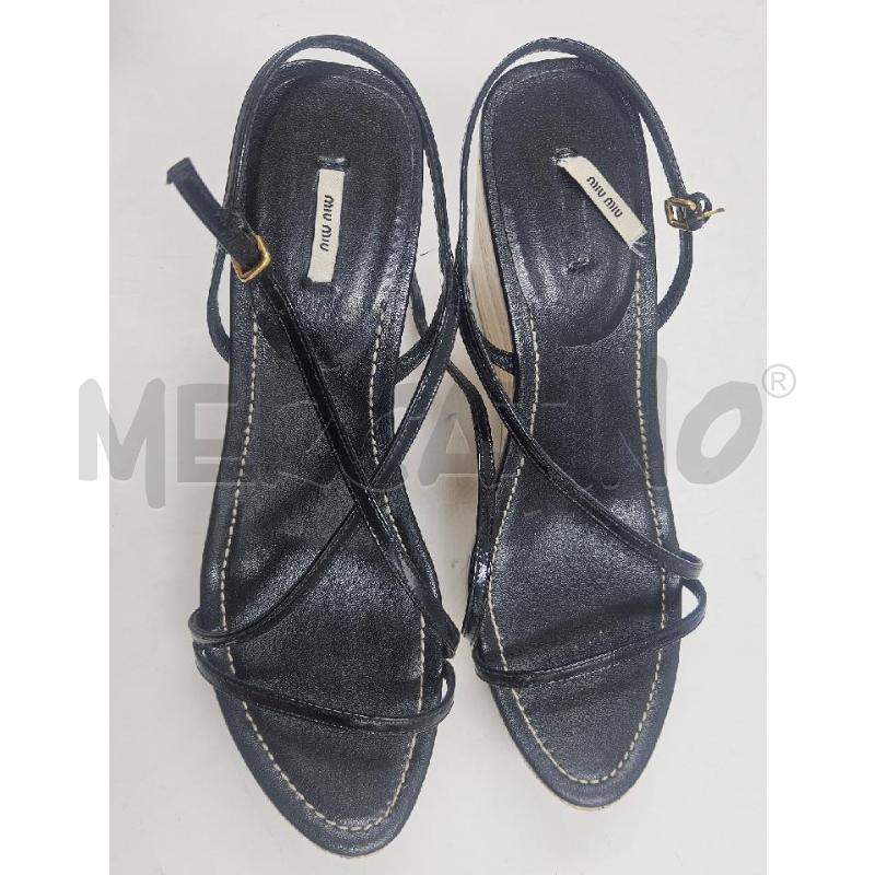 ZEPPA MIU MIU NERE ZEPPA BEIGE  | Mercatino dell'Usato Verona fiera 5