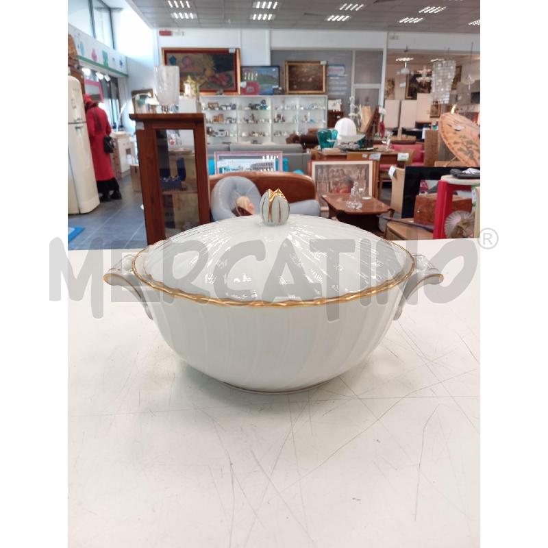 ZUPPIERA LIMOGES VERLAINE BIANCO DORATO  | Mercatino dell'Usato Verona fiera 1