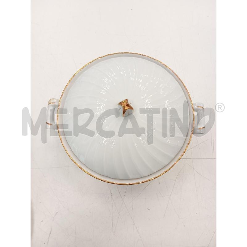 ZUPPIERA LIMOGES VERLAINE BIANCO DORATO  | Mercatino dell'Usato Verona fiera 2