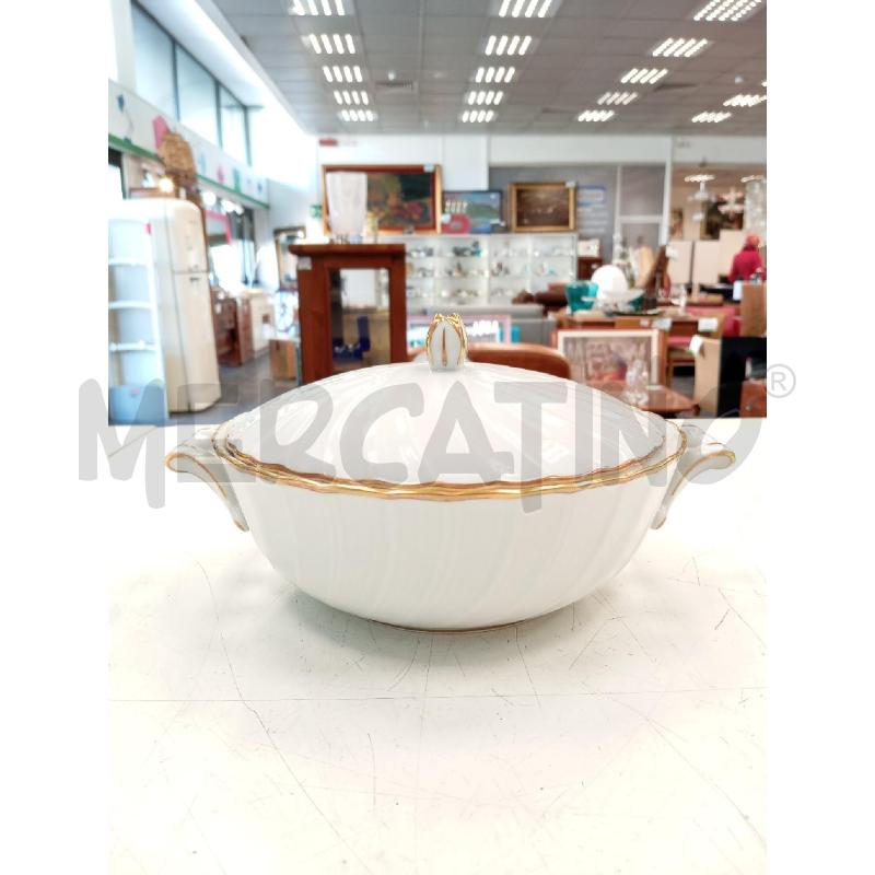 ZUPPIERA LIMOGES VERLAINE BIANCO DORATO PICCOLO | Mercatino dell'Usato Verona fiera 1