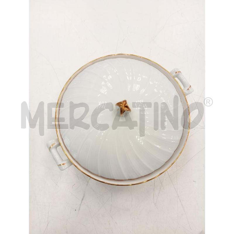 ZUPPIERA LIMOGES VERLAINE BIANCO DORATO PICCOLO | Mercatino dell'Usato Verona fiera 2