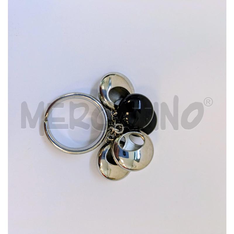 ANELLO DONNA CHOICE  SFERE METALLICHE NERE ARG. | Mercatino dell'Usato Lugagnano di sona 1