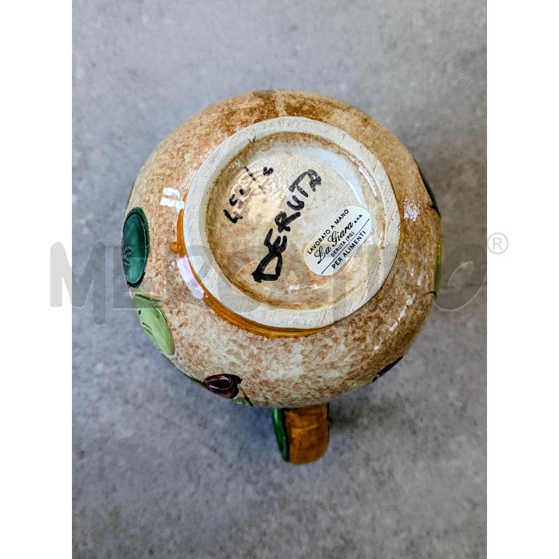 BROCCA IN CERAMICA DERUTA MOTIVO FLOREALE  | Mercatino dell'Usato Lugagnano di sona 4