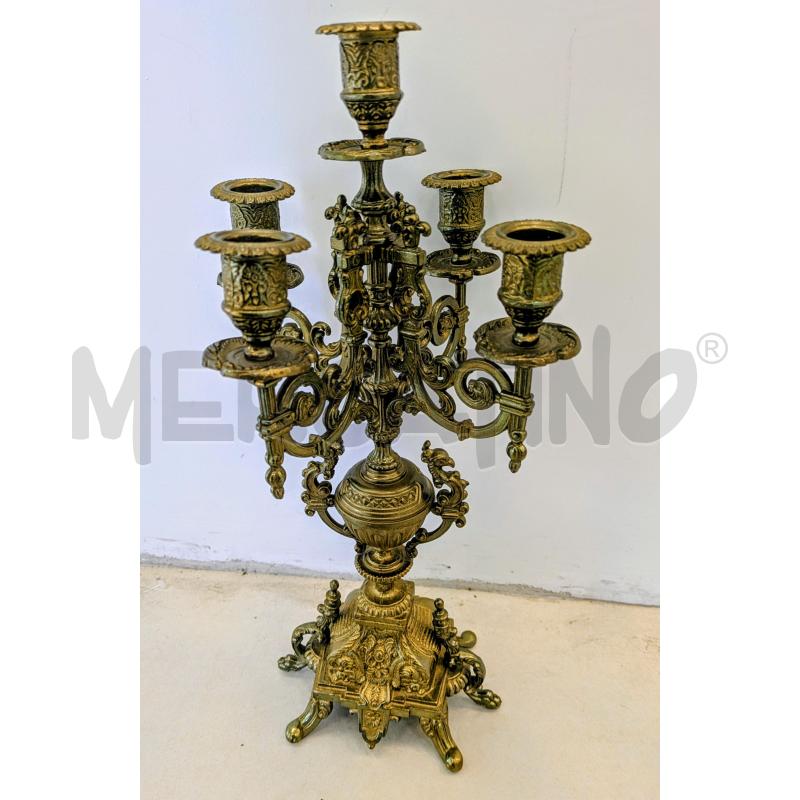 CANDELABRO OTTONE 5 BRACCI  | Mercatino dell'Usato Lugagnano di sona 1