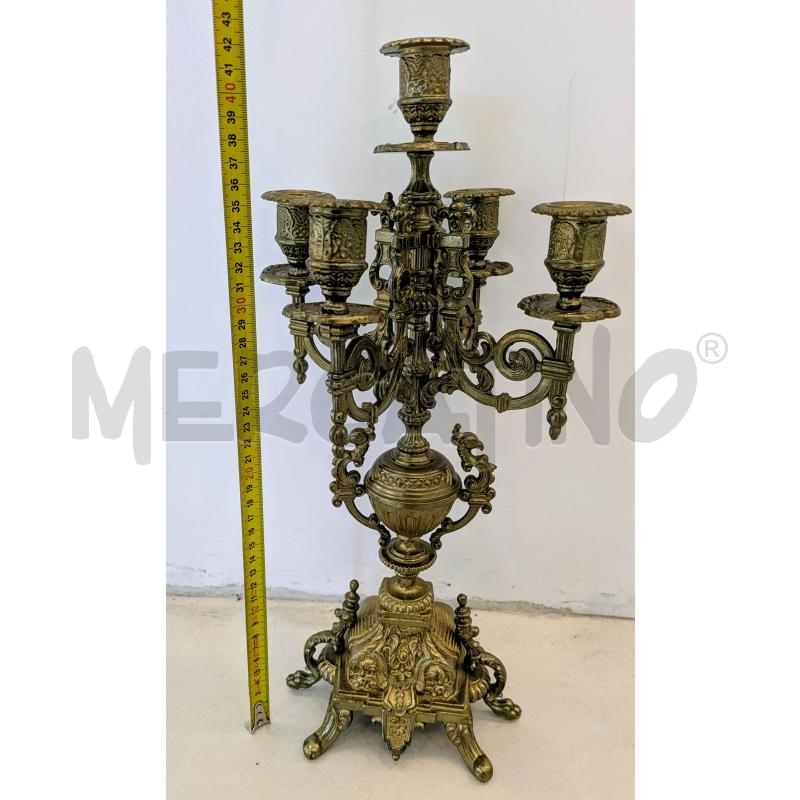 CANDELABRO OTTONE 5 BRACCI  | Mercatino dell'Usato Lugagnano di sona 2