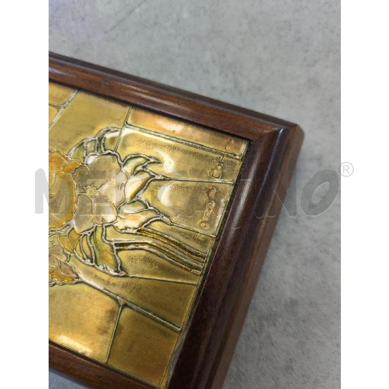 COFANETTO IN LEGNO CON PANNELLO DECO FIORI  | Mercatino dell'Usato Lugagnano di sona 3