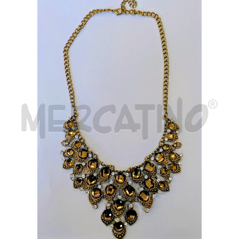 COLLANA GIROCOLLO DESIGN BAVAGLINO DECO STRASS | Mercatino dell'Usato Lugagnano di sona 1