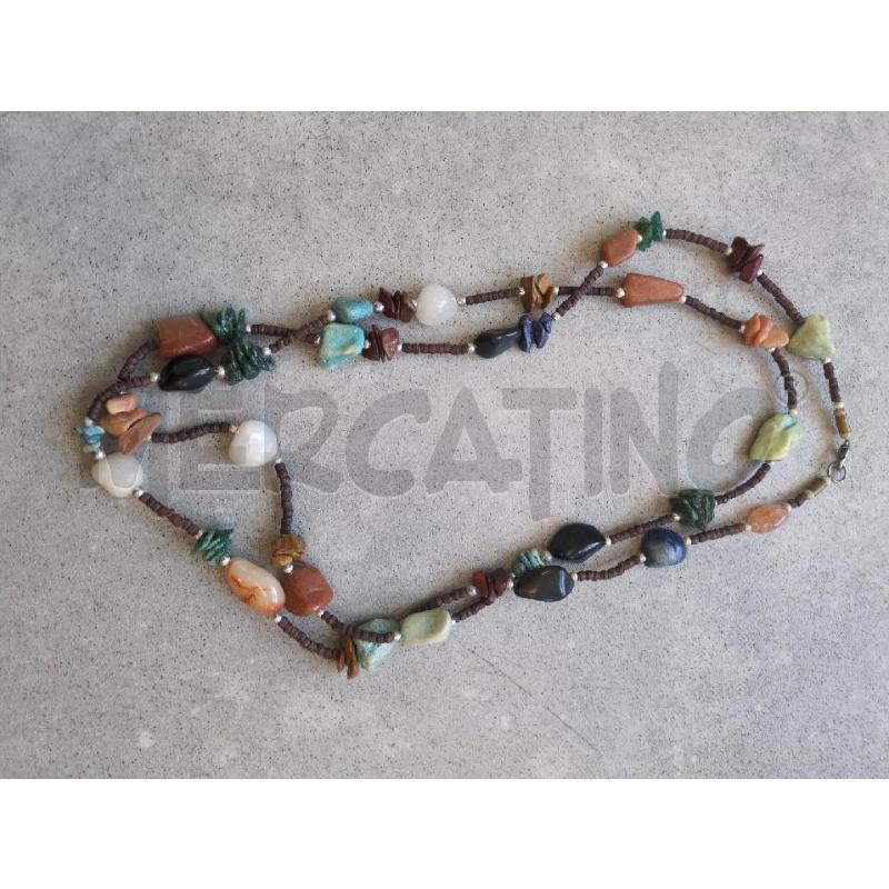 COLLANA PERLINE MULTICOLORE  | Mercatino dell'Usato Lugagnano di sona 1