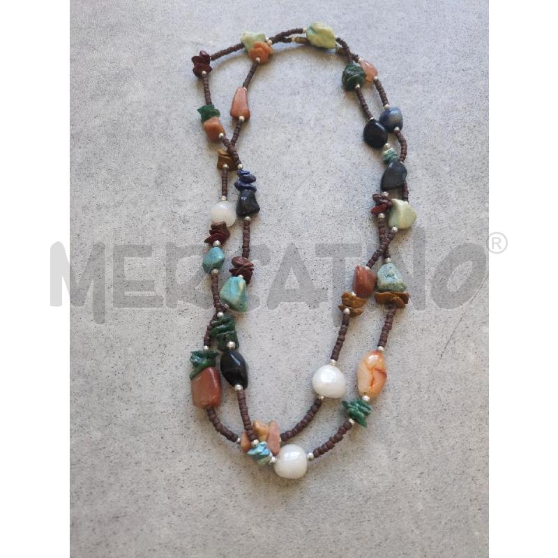 COLLANA PERLINE MULTICOLORE  | Mercatino dell'Usato Lugagnano di sona 2