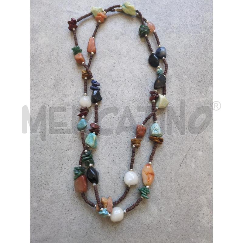 COLLANA PERLINE MULTICOLORE  | Mercatino dell'Usato Lugagnano di sona 3