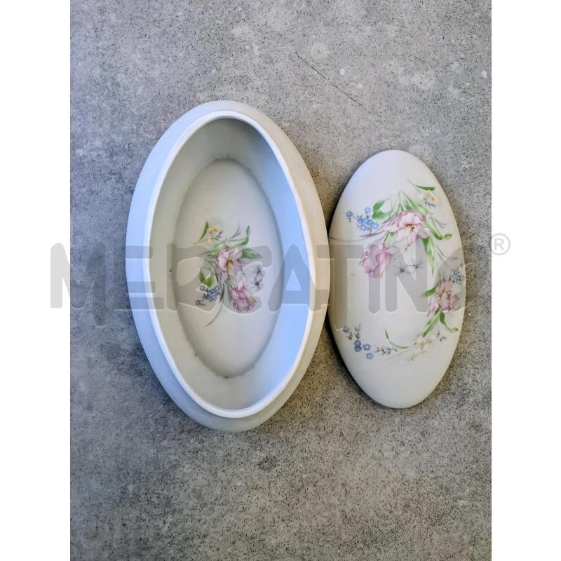 CONTENITORE LIMOGES OVALE DECÒ FLOREALE | Mercatino dell'Usato Lugagnano di sona 2