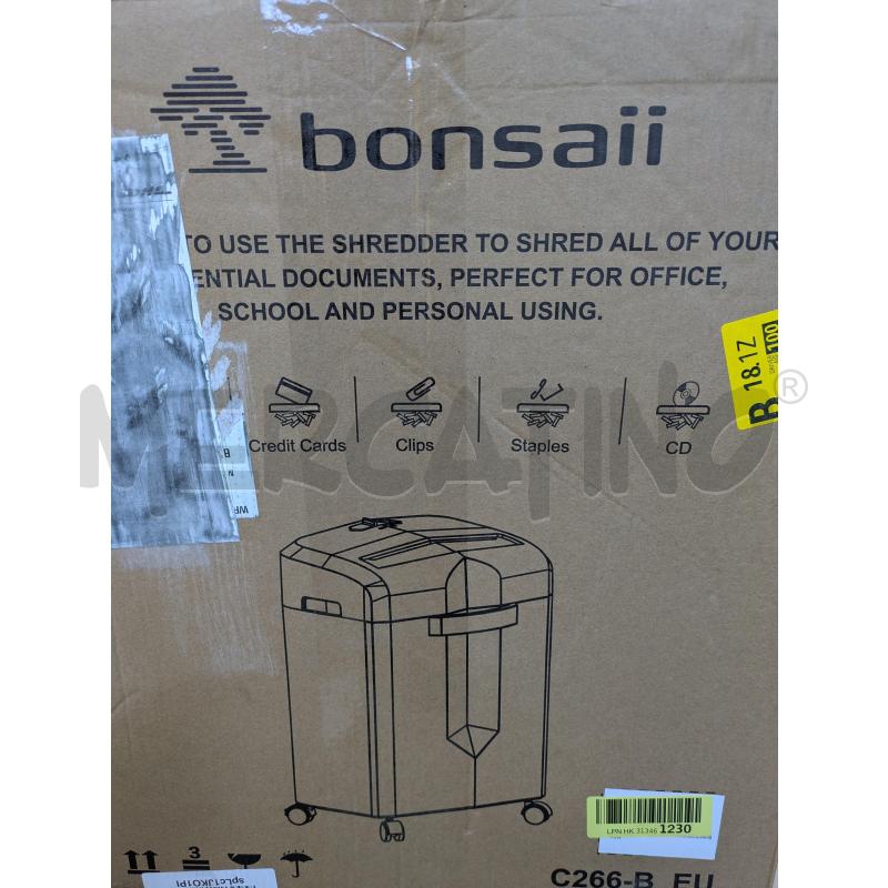 DISTRUGGI DOCUMENTI BONSAII C266-B | Mercatino dell'Usato Lugagnano di sona 5