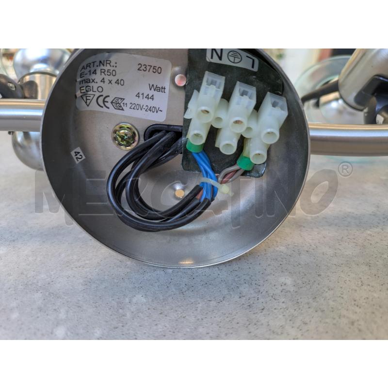 LAMPADA IN METALLO CROM. 4 FARETTI ORIENTABILI | Mercatino dell'Usato Lugagnano di sona 5