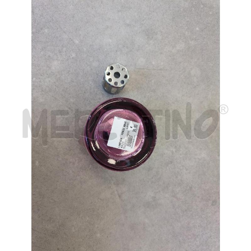 LAMPADA PENTA ROSE IN VETRO  | Mercatino dell'Usato Lugagnano di sona 3