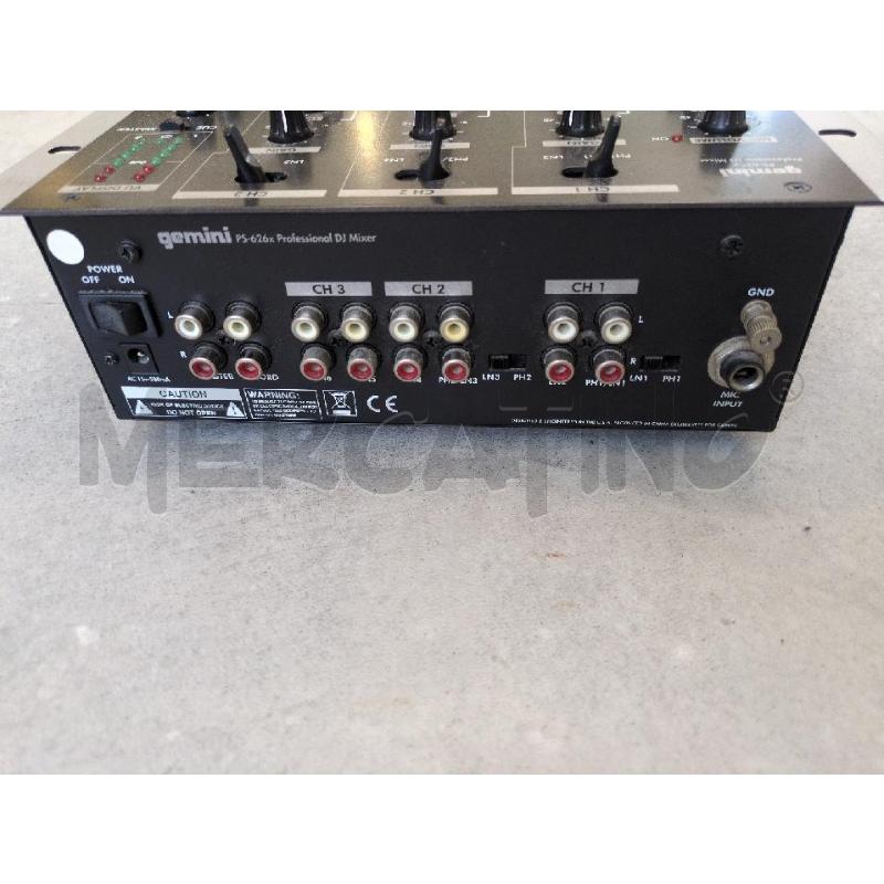 MIXER GEMINI PS+626X 3 CANALI  | Mercatino dell'Usato Lugagnano di sona 3