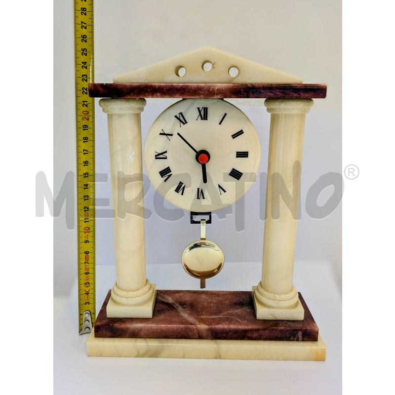 OROLOGIO DA TAVOLO IN MARMO  CON PENDOLO  | Mercatino dell'Usato Lugagnano di sona 2