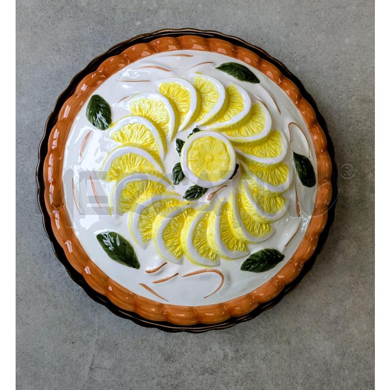 PIATTOIN CERAMICA COPERCHIO LEMON  | Mercatino dell'Usato Lugagnano di sona 1
