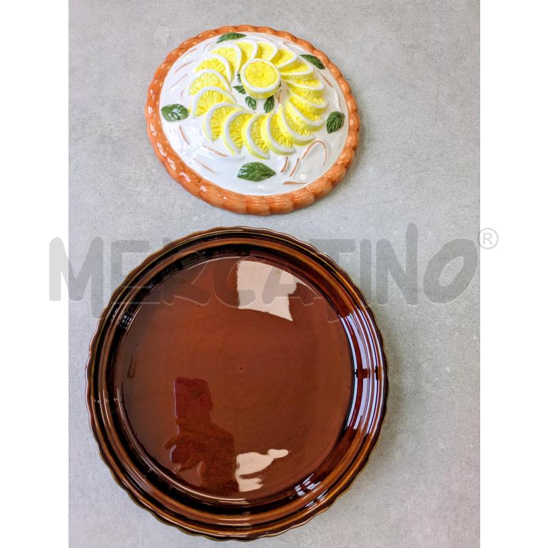 PIATTOIN CERAMICA COPERCHIO LEMON  | Mercatino dell'Usato Lugagnano di sona 2