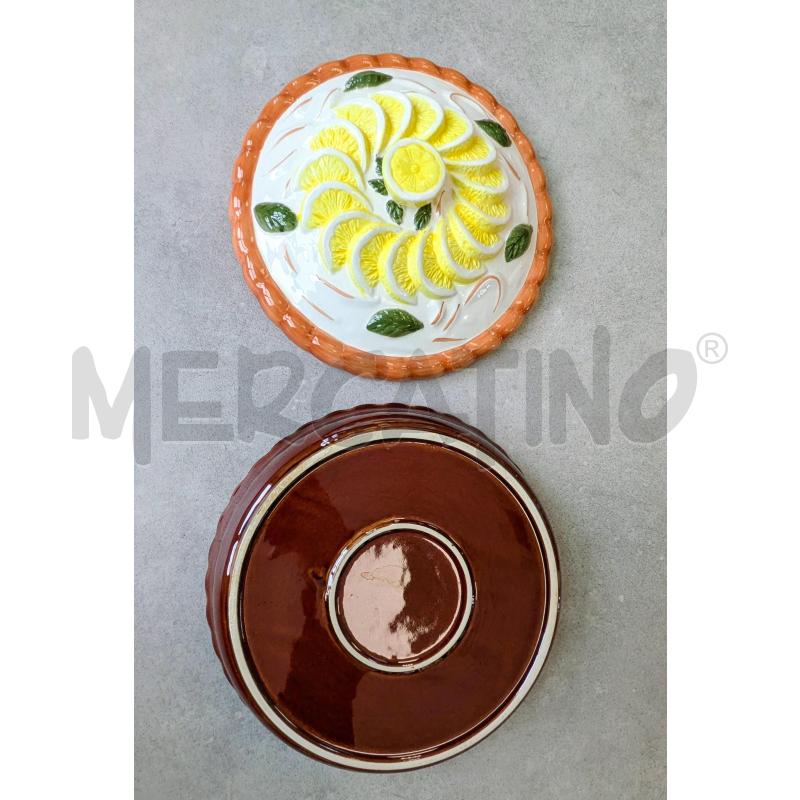 PIATTOIN CERAMICA COPERCHIO LEMON  | Mercatino dell'Usato Lugagnano di sona 3