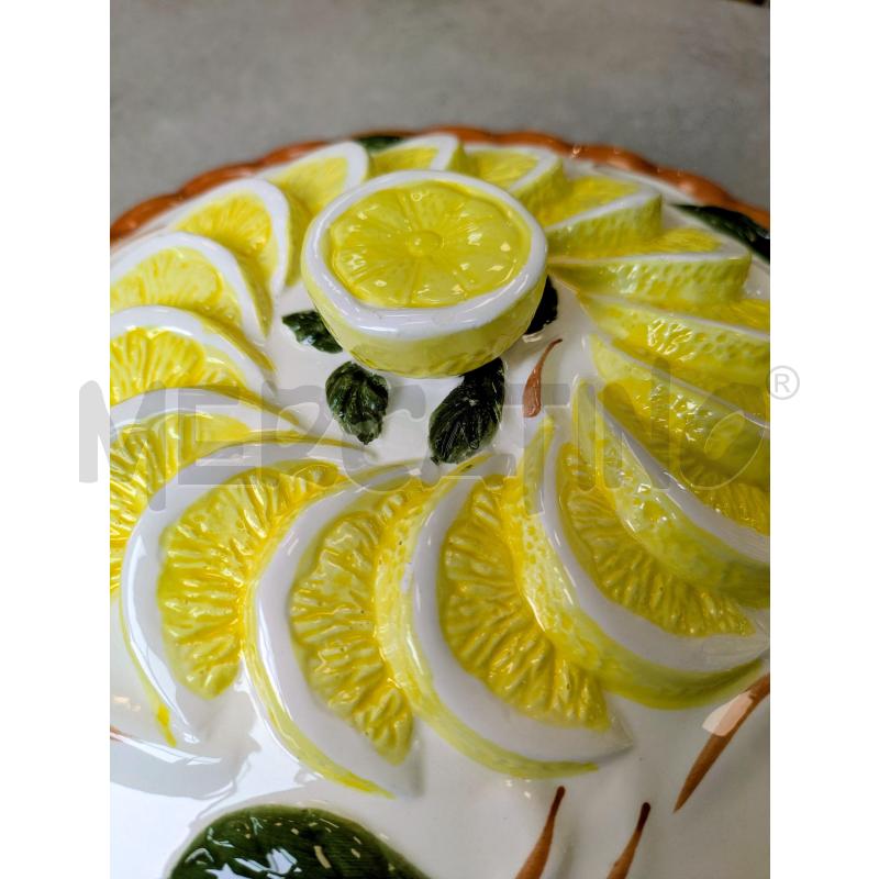 PIATTOIN CERAMICA COPERCHIO LEMON  | Mercatino dell'Usato Lugagnano di sona 4