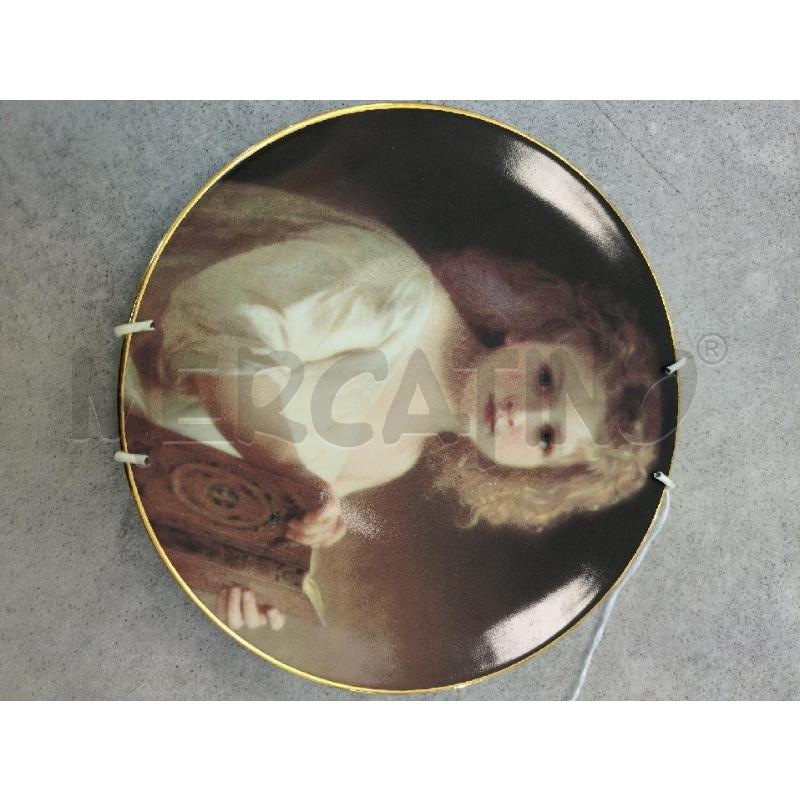 PIATTO DECORATIVO BAMBINA LIMOGES | Mercatino dell'Usato Lugagnano di sona 1