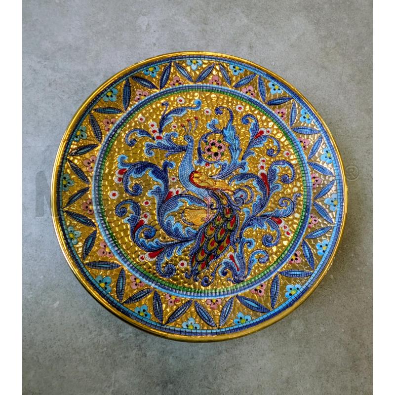 PIATTO MULTICOLORE DESIGN MOSAICO | Mercatino dell'Usato Lugagnano di sona 1