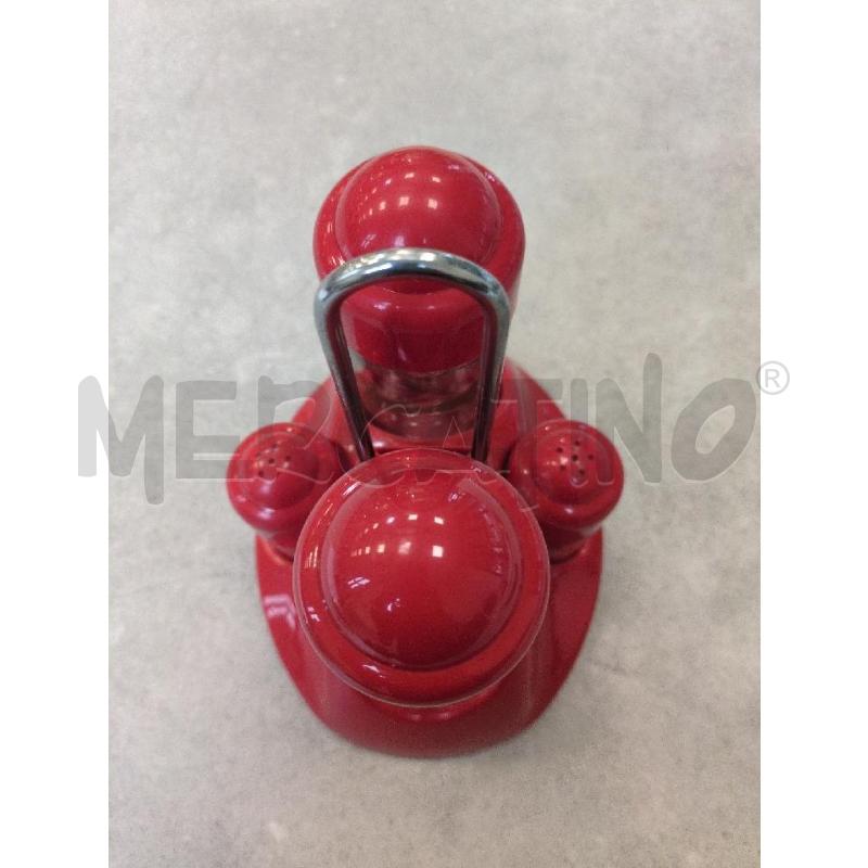 PORTACONDIMENTI PLASTICA ROSSA  | Mercatino dell'Usato Lugagnano di sona 2