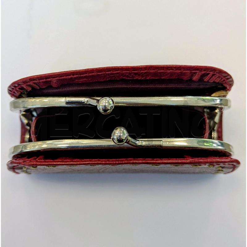 PORTA MONETE IN PELLE ROSSO | Mercatino dell'Usato Lugagnano di sona 4